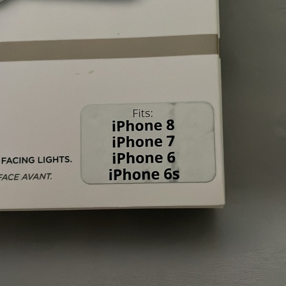 NEW - LuMee Two Selfie Phone Case, Gold Matte - Fits iPhone 6, 6s, 7, 8 - Picture 5 of 7